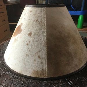 Pottery Barn Cowhide Lampshade